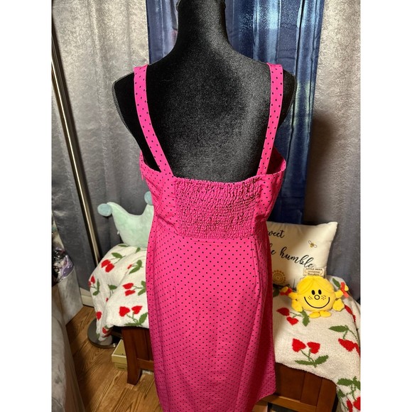 Pink Polka Dot Dress NWT - Picture 7 of 13